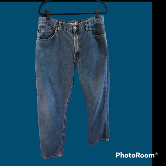 Levi's 505 High-Rise Regular Fit 100% Cotton Y2K Jeans. W36 x L32 - Picture 2 of 12